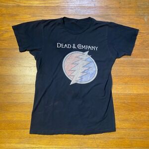 DEAD & COMPANY TOUR 2015 Graphic T Shirt‎ Mens Small Black